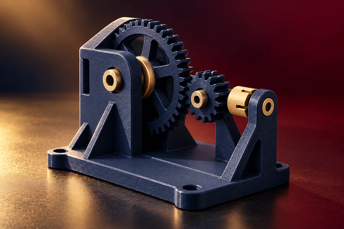 Concept image of 3D printed mechanical prototypes